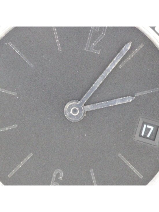 Bvlgari SS Quartz Watch Black